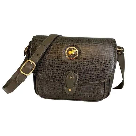 Hunting World Handbags - Vintage Hunting World Crossbody Shoulder Bag Green Flap Battue Leather ITALY